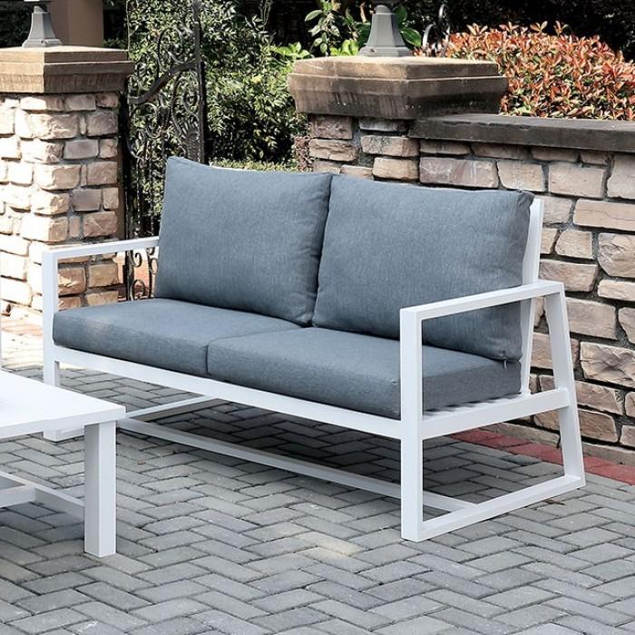  Furniture of America India CM-OS2590GY-LV Patio Love Seat IMAGE 1
