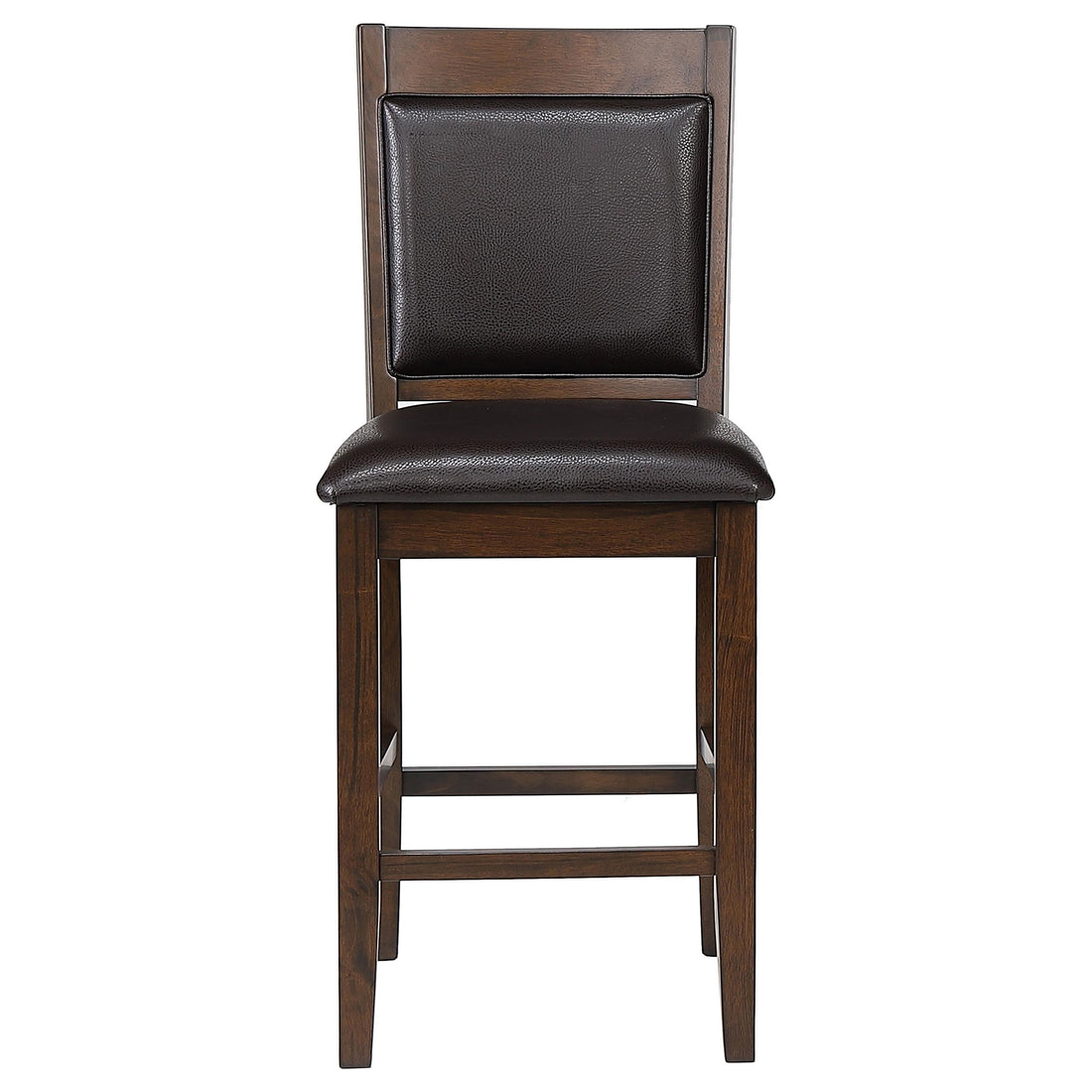  Coaster Furniture Dewey 115209 Upholstered Counter Chair - Walnut IMAGE 1