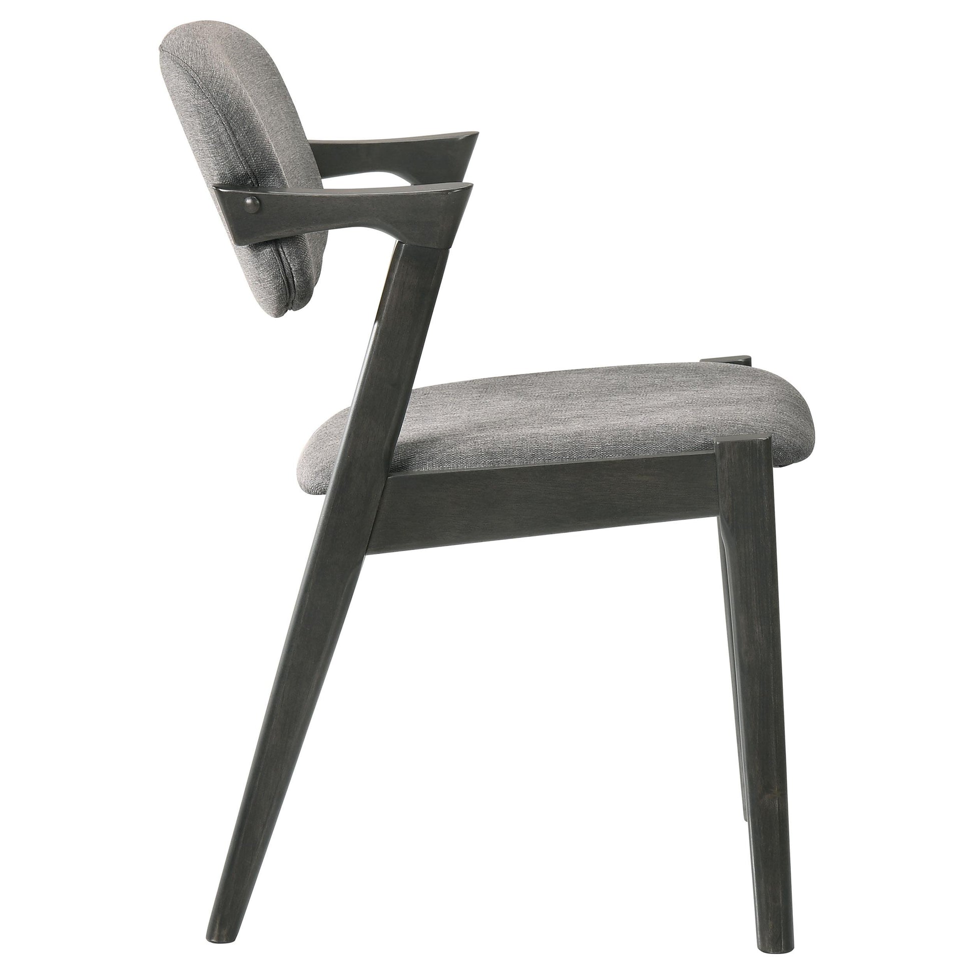  Coaster Furniture Stevie 115112 Padded Wood Dining Arm Chair - Black IMAGE 7