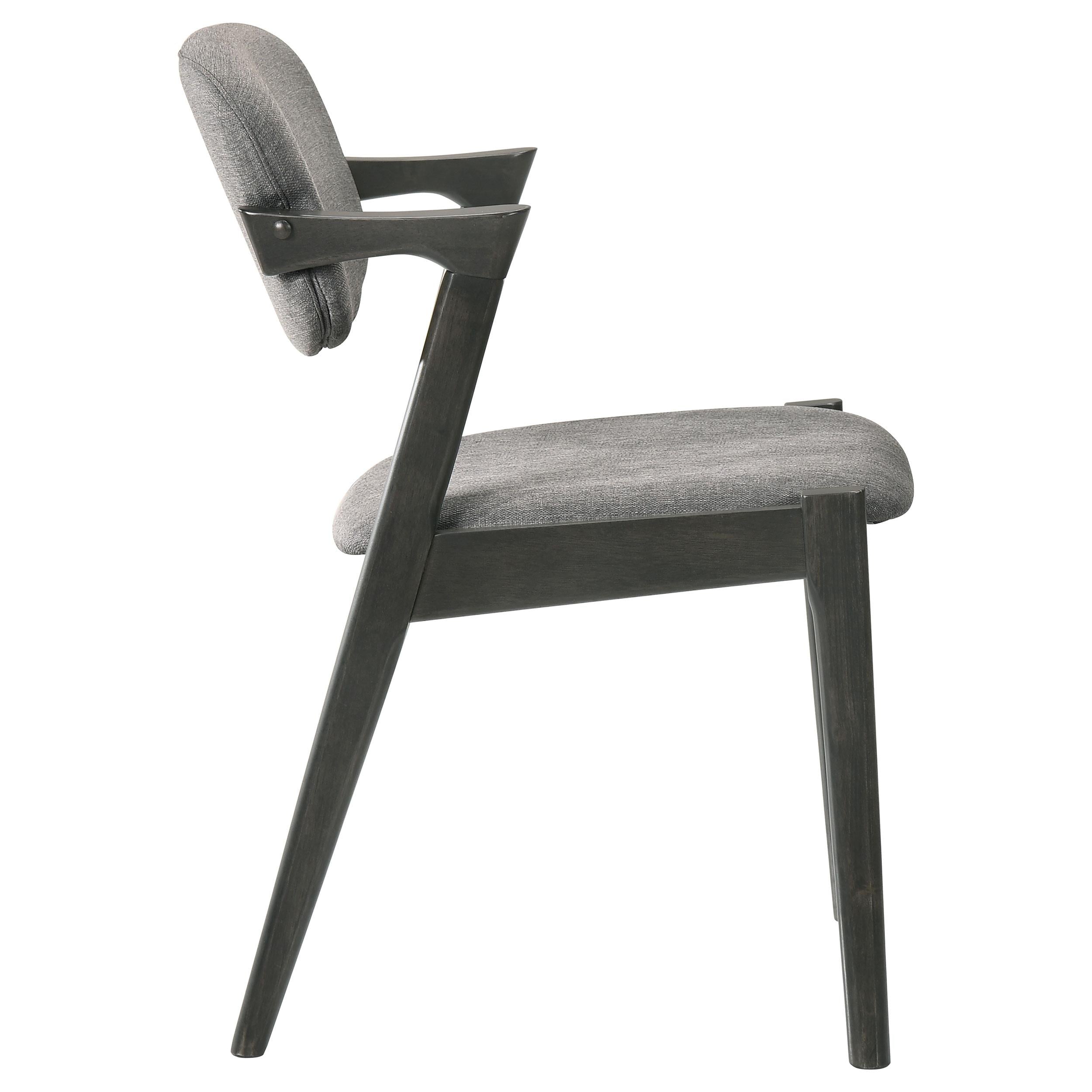  Coaster Furniture Stevie 115112 Padded Wood Dining Arm Chair - Black IMAGE 7