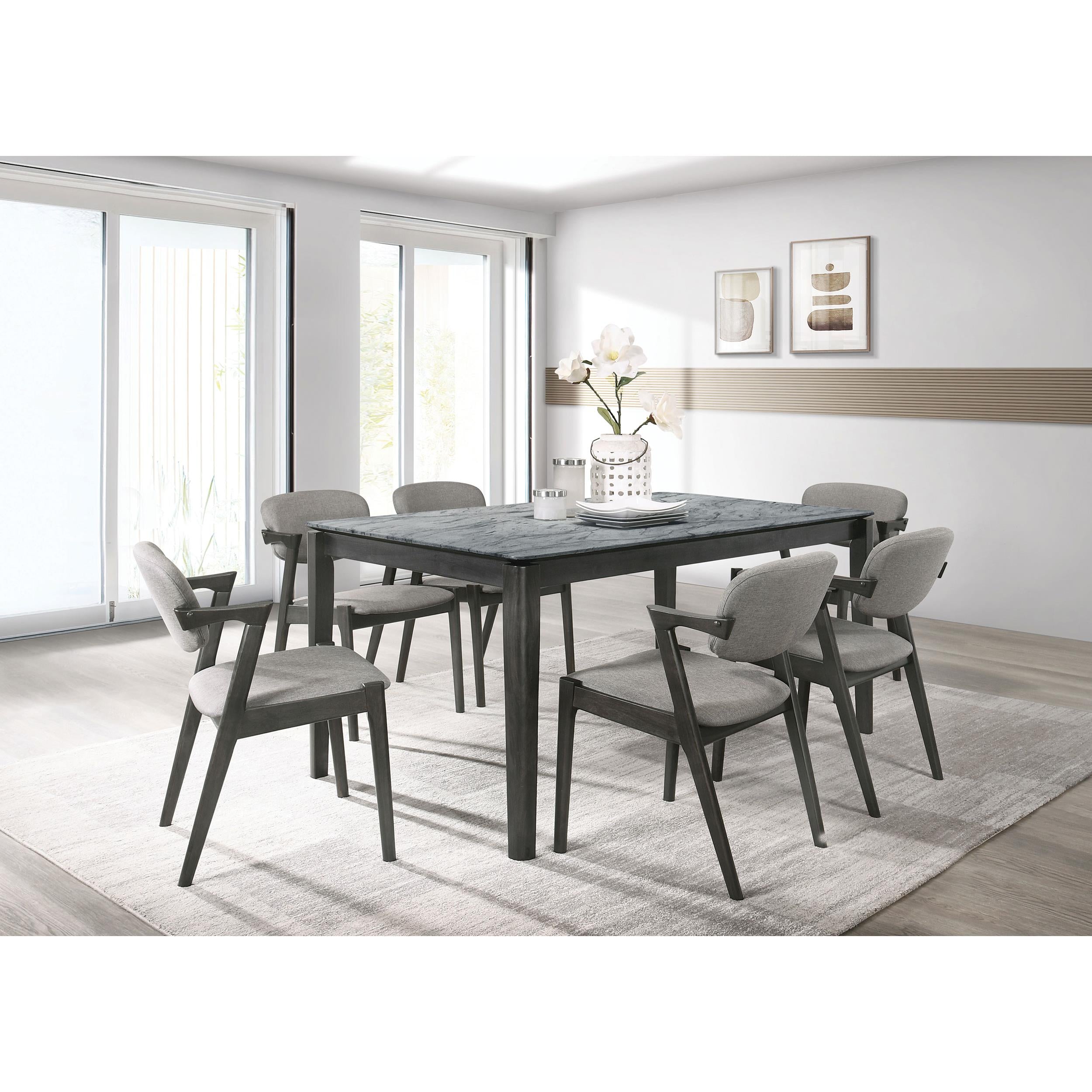  Coaster Furniture Stevie 115112 Padded Wood Dining Arm Chair - Black IMAGE 9