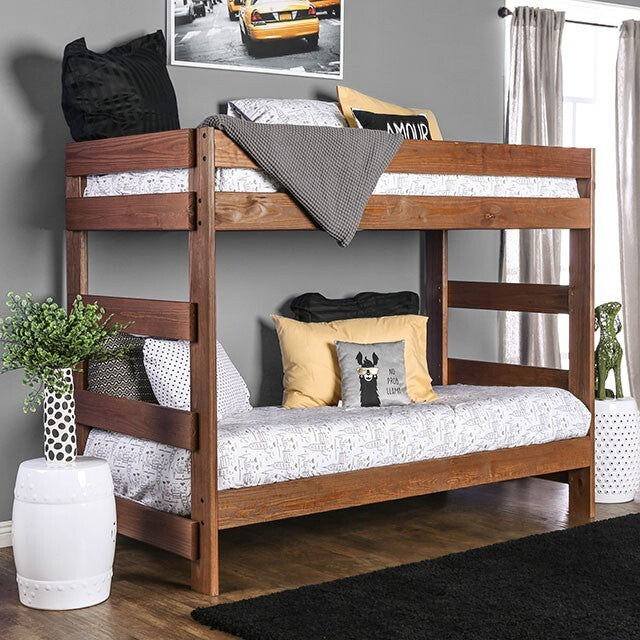  Furniture of America Arlette AM-BK100-BED-SLAT Twin/Twin Bunk Bed IMAGE 5