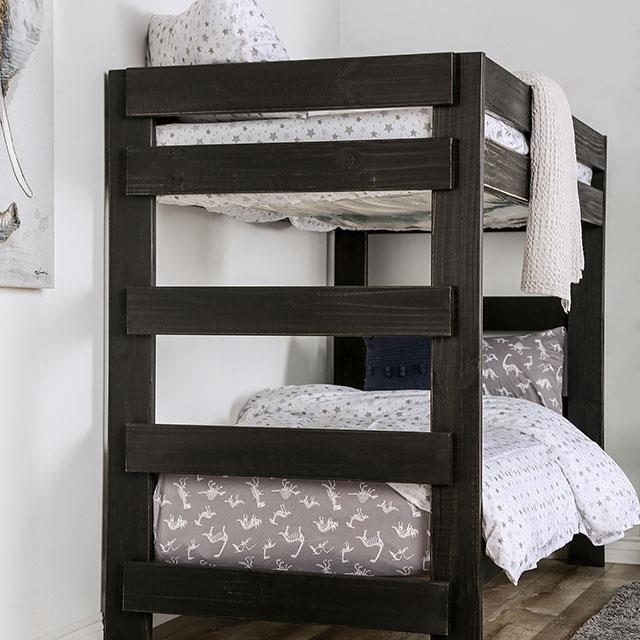  Furniture of America Arlette AM-BK100BK-BED-SLAT Twin/Twin Bunk Bed IMAGE 7