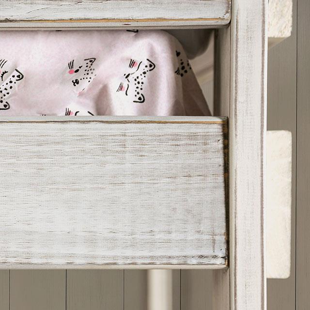  Furniture of America Arlette AM-BK100WH-BED-SLAT Twin/Twin Bunk Bed IMAGE 3