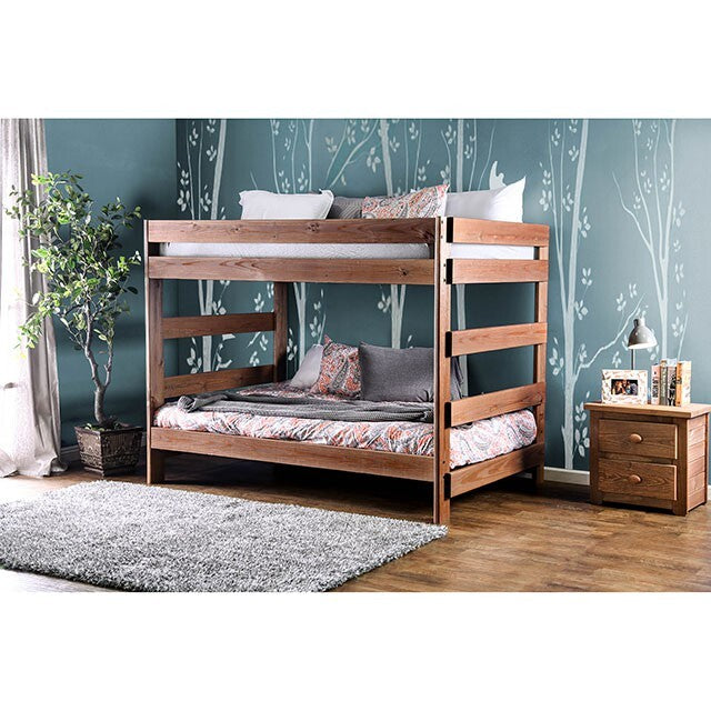  Furniture of America Kids Beds Bunk Bed AM-BK200-BED-SLAT IMAGE 1