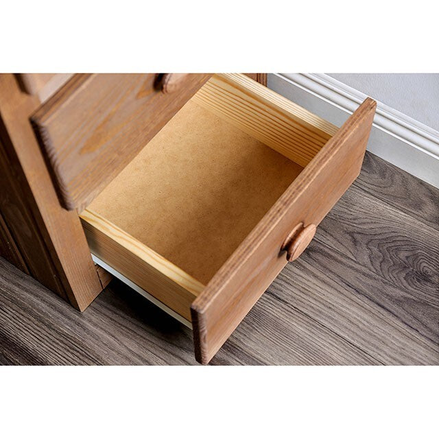  Furniture of America Beckford AM-BK600-BED-SLAT Twin/Twin Loft Bed IMAGE 6