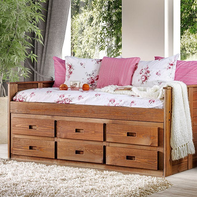  Furniture of America Lia AM-BK602-BED-SLAT Twin Captain Bed IMAGE 6