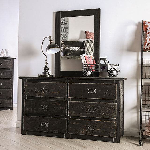  Furniture of America Ampelios AM7000BK-D Dresser IMAGE 1