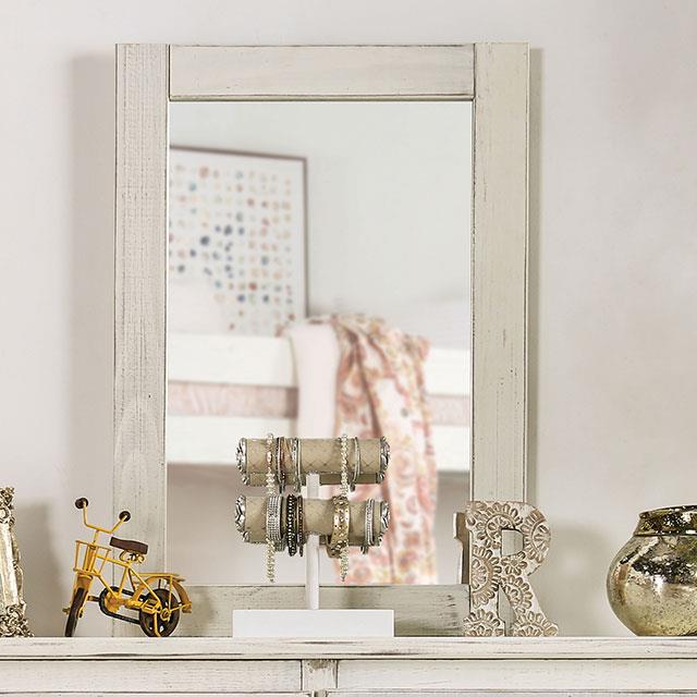  Furniture of America Rockwall AM7000WH-M Mirror IMAGE 1