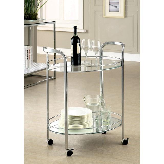  Furniture of America Loule CM-AC228 Serving Cart IMAGE 1
