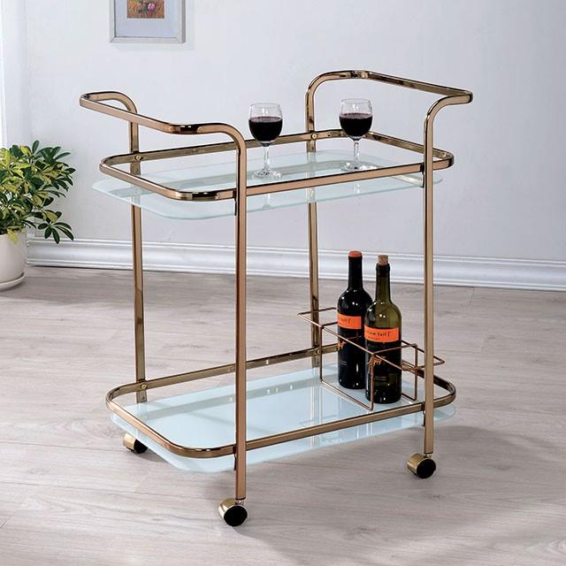  Furniture of America Tiana CM-AC235 Serving Cart IMAGE 1