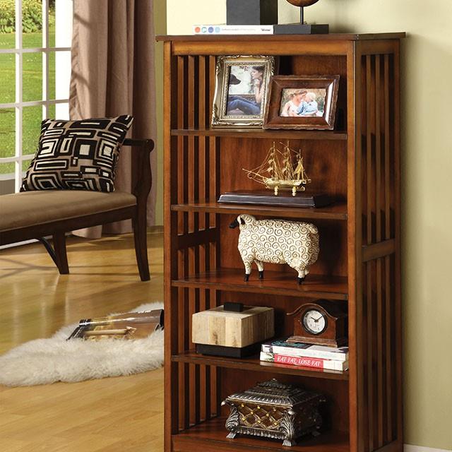  Furniture of America Valencia CM-AC249 Media Shelf IMAGE 1