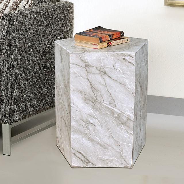  Furniture of America Anuja CM-AC300WH-3A Side Table IMAGE 1