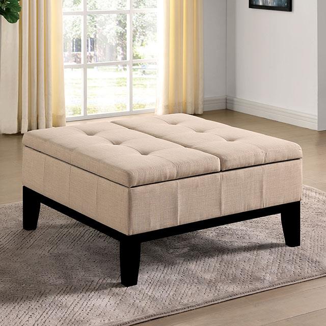  Furniture of America Fazio CM-AC365BG Ottoman IMAGE 1