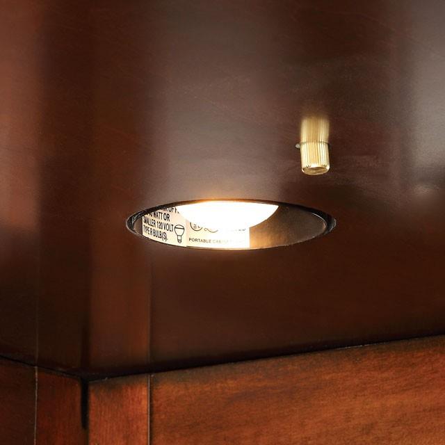  Furniture of America Voltaire CM-CR142-CURIO Corner Curio IMAGE 3