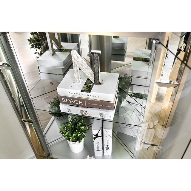  Furniture of America Chouteau CM-CR151 Curio Cabinet IMAGE 1