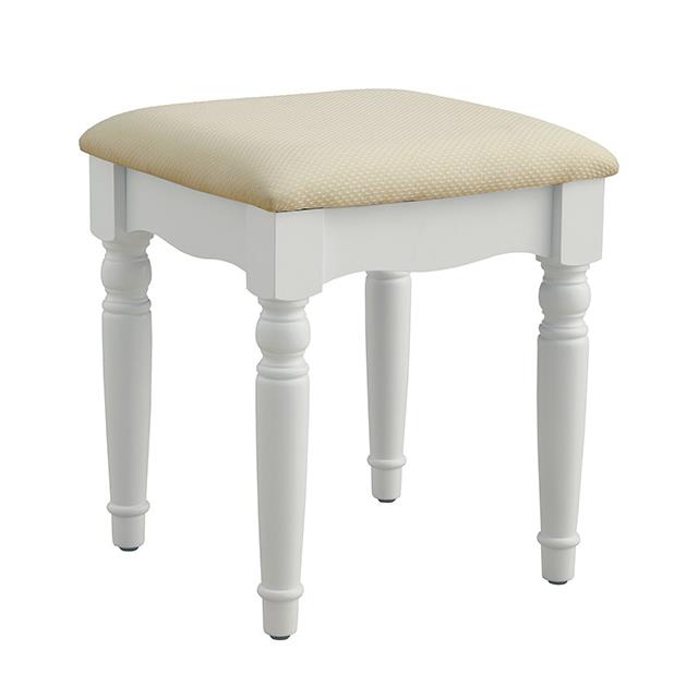 Furniture of America Athy CM-DK6848WH Vanity w/ Stool IMAGE 4