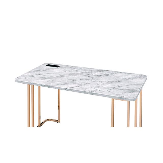  Furniture of America Delphine CM-DK919WH Desk IMAGE 1