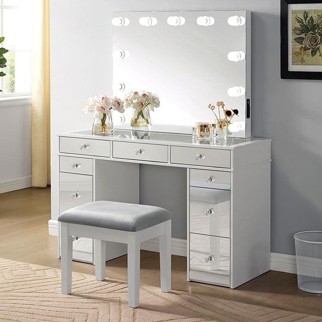  Furniture of America Margret CM-DK928-PK Vanity Set IMAGE 1