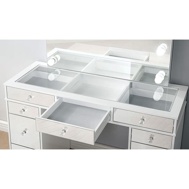  Furniture of America Margret CM-DK928-PK Vanity Set IMAGE 3