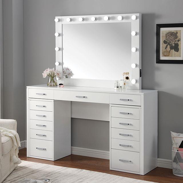  Furniture of America Aphrodite CM-DK933WH-PK Vanity IMAGE 1