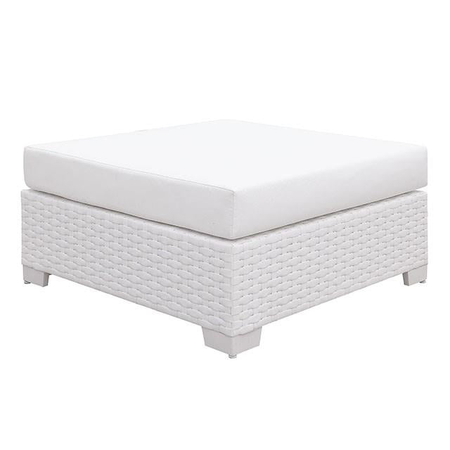  Furniture of America Somani CM-OS2128WH-F Ottoman IMAGE 1