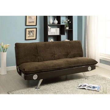  Furniture of America Gallagher CM2675BR Futon Sofa IMAGE 1