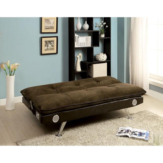  Furniture of America Gallagher CM2675BR Futon Sofa IMAGE 2