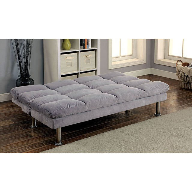  Furniture of America Saratoga CM2902GY Futon Sofa IMAGE 3