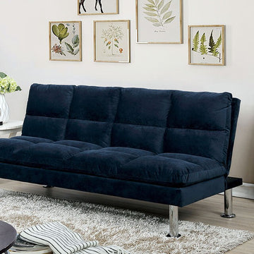  Furniture of America Saratoga CM2902NV Futon Sofa IMAGE 1