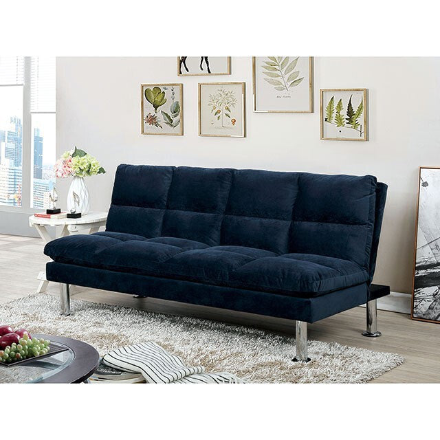  Furniture of America Saratoga CM2902NV Futon Sofa IMAGE 2