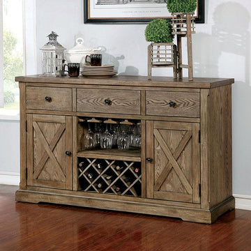  Furniture of America Julia CM3014SV Server IMAGE 1