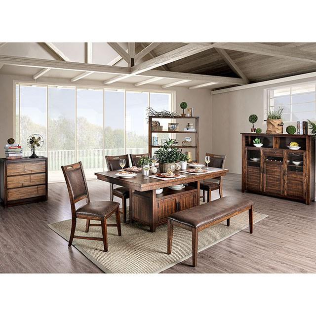  Furniture of America Wichita CM3061T Dining Table IMAGE 2