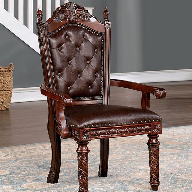  Furniture of America Canyonville CM3144AC-2PK Arm Chair (2/Box) IMAGE 1