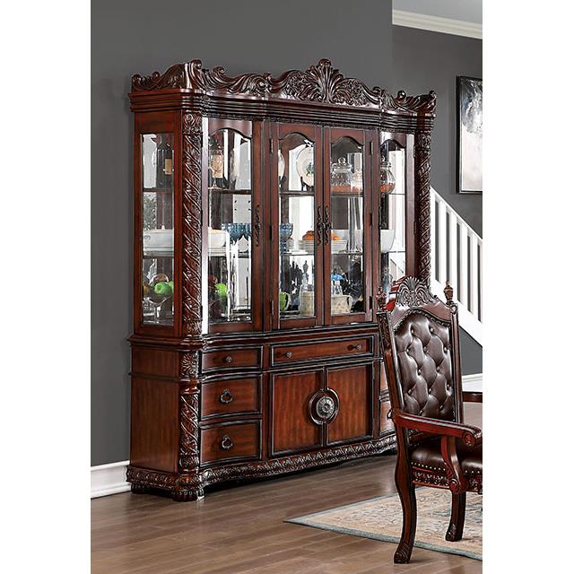  Furniture of America Canyonville CM3144HB-SET Hutch & Buffet IMAGE 1