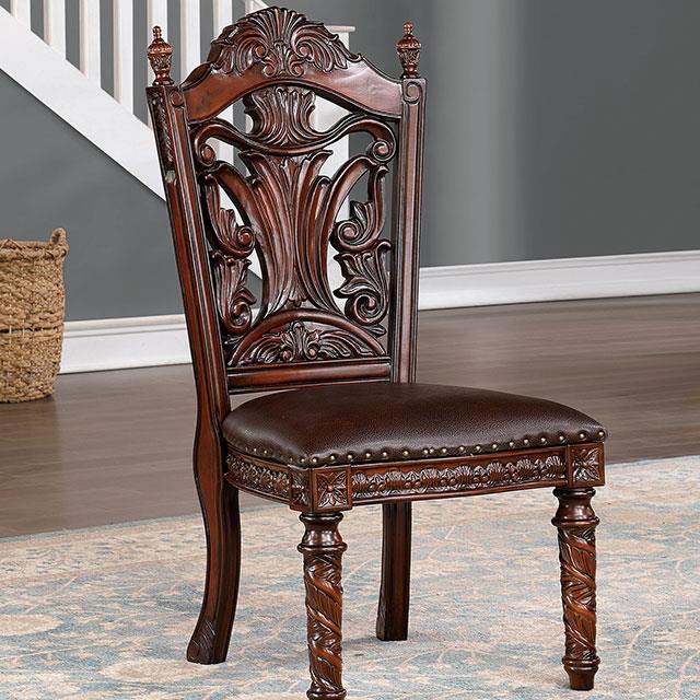  Furniture of America Canyonville CM3144SC-2PK Side Chair (2/Box) IMAGE 1