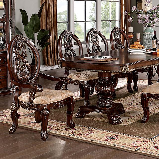  Furniture of America Normandy CM3145T-TABLE Dining Table IMAGE 1