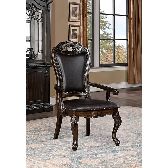  Furniture of America Lombardy CM3146AC-2PK Arm Chair (2/Box) IMAGE 1