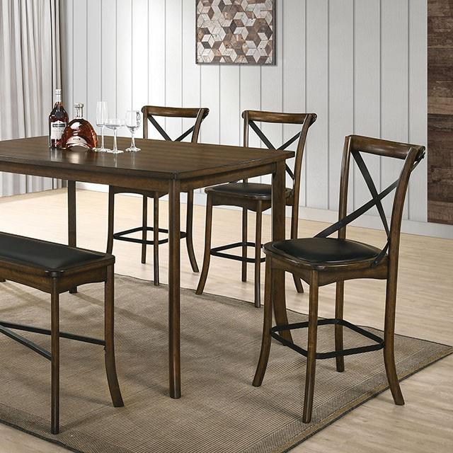  Furniture of America Buhl CM3148PT Counter Ht. Table IMAGE 1