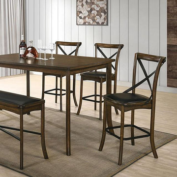  Furniture of America Buhl CM3148PT Counter Ht. Table IMAGE 1