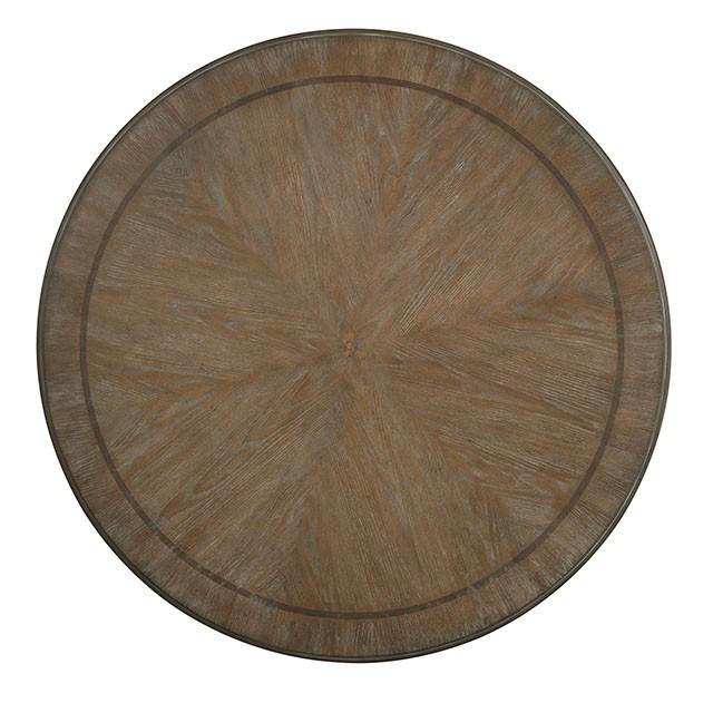  Furniture of America Arcadia CM3150WH-RT Round Table IMAGE 3