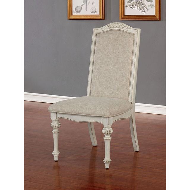  Furniture of America Arcadia CM3150WH-SC-2PK Side Chair (2/Ctn) IMAGE 2