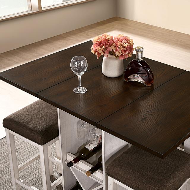  Furniture of America Bingham CM3168BR-PT Counter Ht. Table IMAGE 4