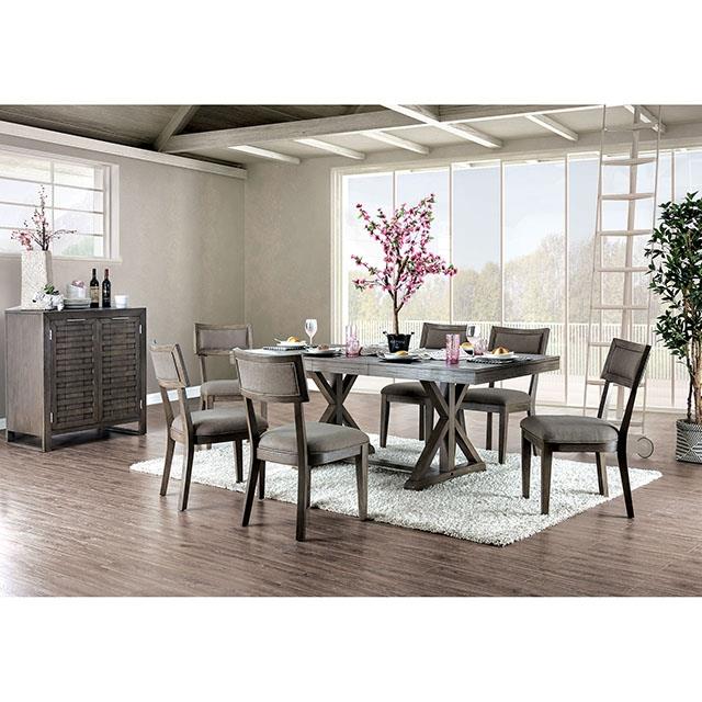  Furniture of America Leeds CM3387T-TABLE Dining Table IMAGE 1