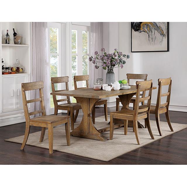  Furniture of America Leonidas CM3389NT-T-TABLE Dining Table IMAGE 1
