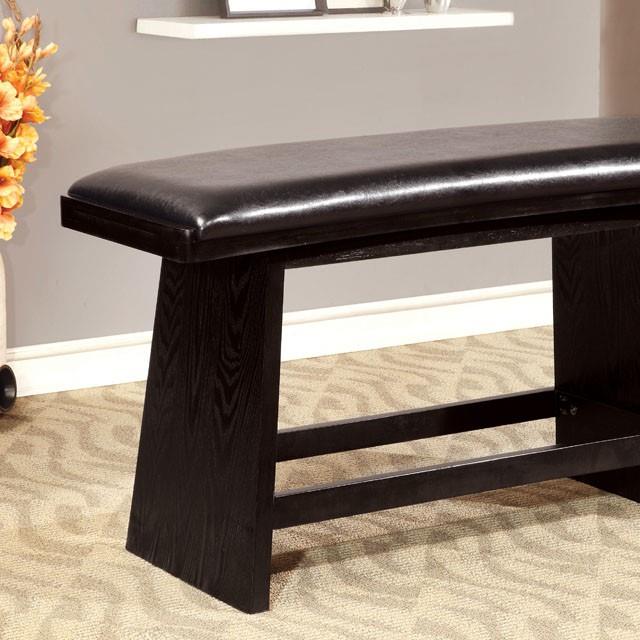  Furniture of America Hurley CM3433PBN Counter Ht. Bench IMAGE 3