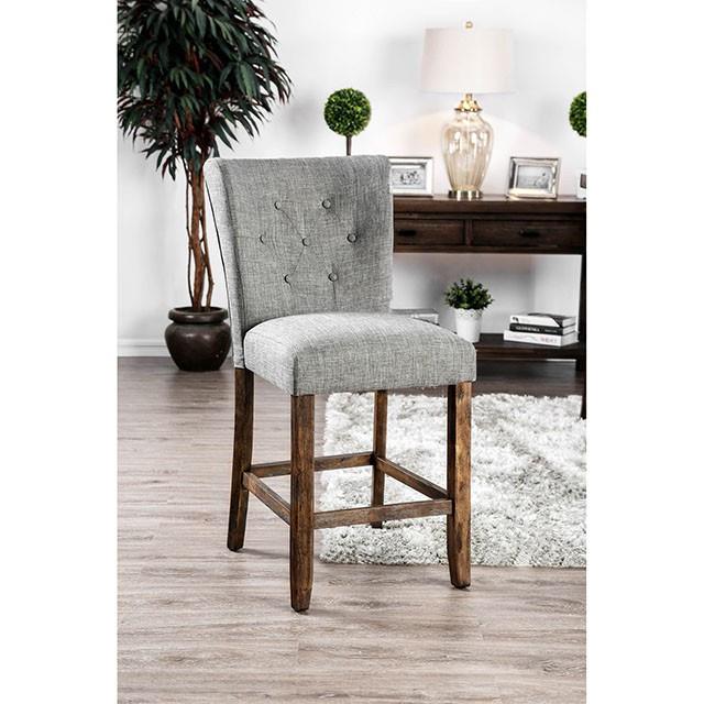  Furniture of America Schoten CM3450GY-PC-2PK Counter Ht. Chair (2/Ctn) IMAGE 1