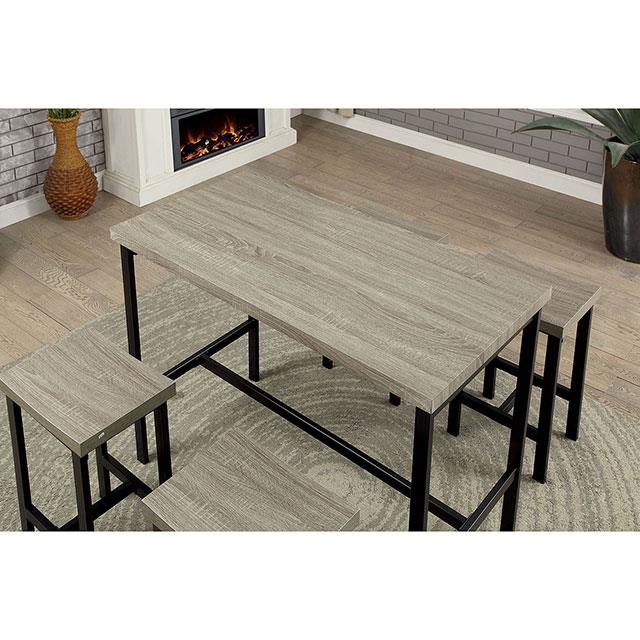  Furniture of America Vilvoorde CM3454PT-5PK 5 Pc. Counter Ht. Table Set IMAGE 1