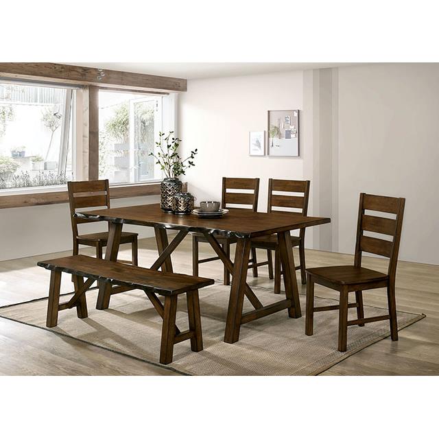  Furniture of America Mapleton CM3484BN Bench IMAGE 1