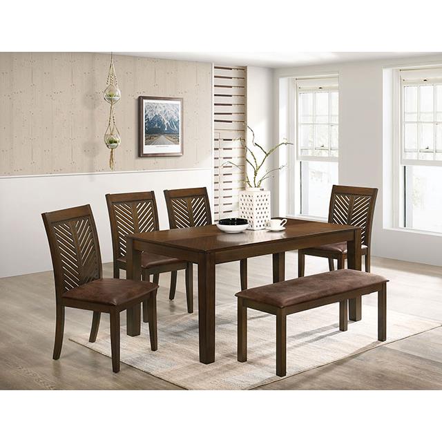  Furniture of America Garnett CM3490T Dining Table IMAGE 2